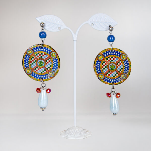 01 Orecchini Maiolica